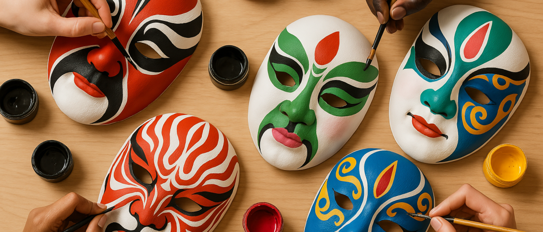 Chinese Opera mask painting