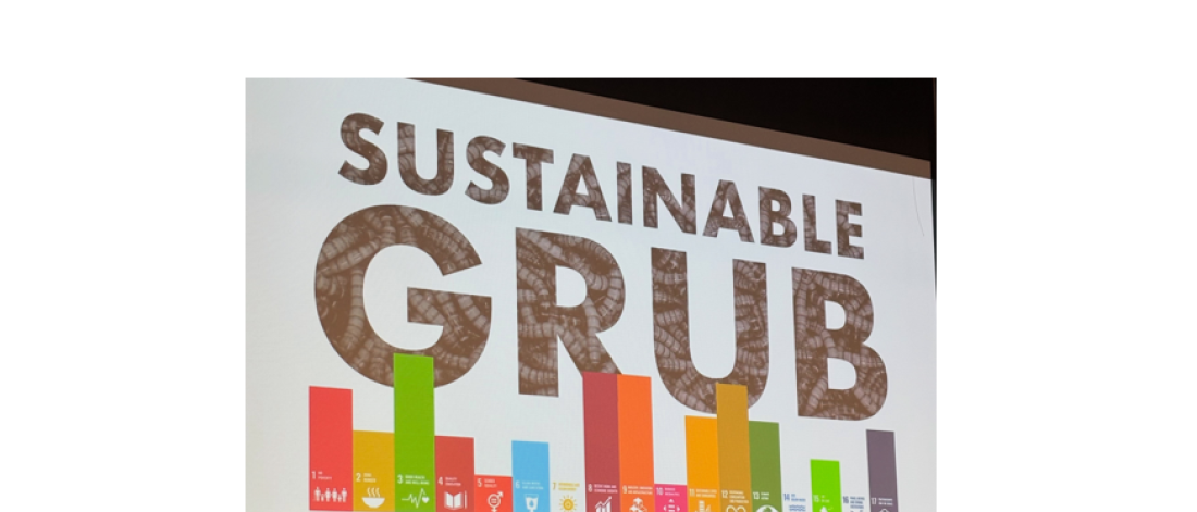Sustainable Grub presentation slide
