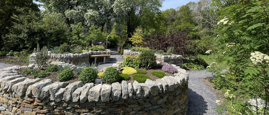 Image of the Welsh Herbal Garden at Treborth