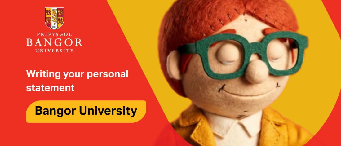 Puppet that's about to explain how to write a personal statement