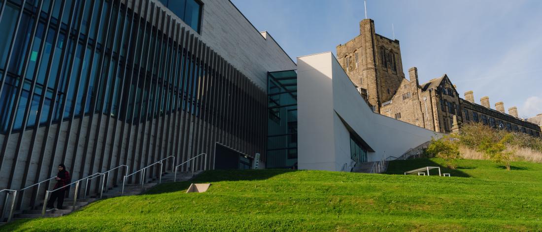 Pontio with University in background