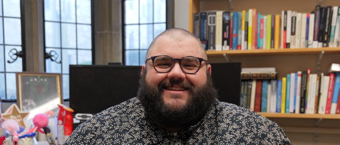 A headshot of Joshua Andrews, Lecturer in Philosophy, Ethics and Religion
