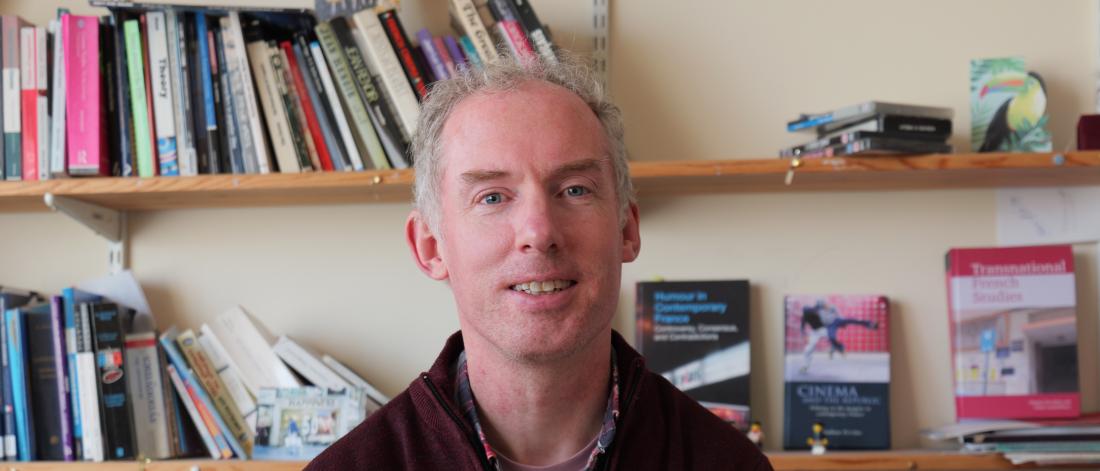 Llun o Jonathan Ervine, Darlithydd mewn Ieithoedd Modern 
