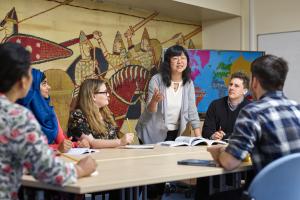 Students in Modern Languages seminar