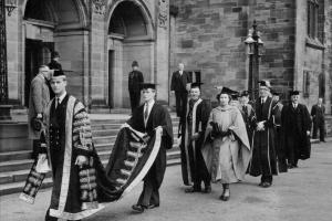 Queen Elizabeth II at Bangor