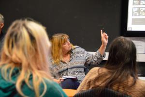 Christina Macaulay from the BBC talking about shows produced for BBC Wales