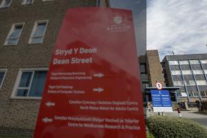 Bangor University Campus Photos showing Dean Street building