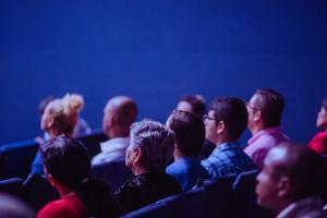 people in a conference centre