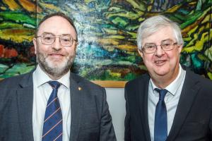 VC and Mark Drakeford