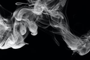 Smoke on black background 