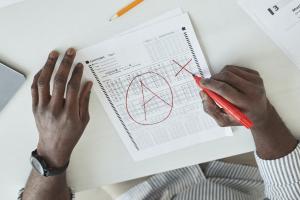 Teacher marking