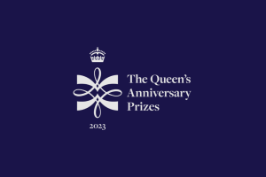 The Queen's Anniversary Logo
