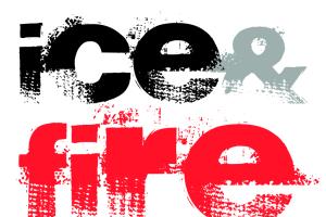 Ice&Fire Logo. Exploring human rights stories through performance