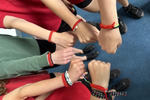 Chinese bracelets display