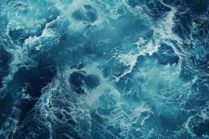 Swirling Ocean from above