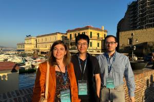 A photograph from the symposium, featuring Chiara, Cem, and Binru (Hong Ngoc Nguyen participated virtually), commemorates this successful event.