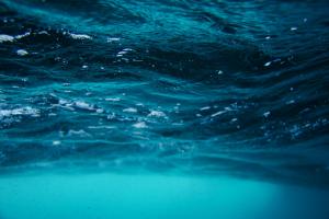 Close up picture of water