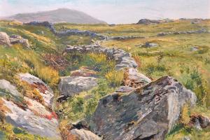 Oainting Cilgwyn, Nantlle by Frederick William Hayes