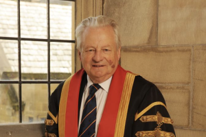 Photograph of Lord Dafydd Elis-Thomas in his academic dress
