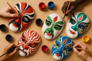 Chinese Opera mask painting