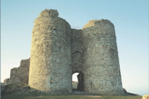 Photograph of a medieval castle