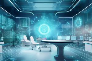 Futuristic medical bay