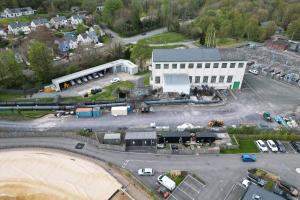 Dolgarrog hydroelectric power station in Dyffryn Conwy, Parc Cenedlaethol Eryri (National Park)