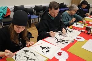 Chinese Plum Blossom workshop.