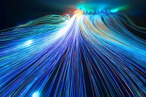 Banner showing fibre picture