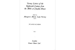 Front page of a book with text printed in black 