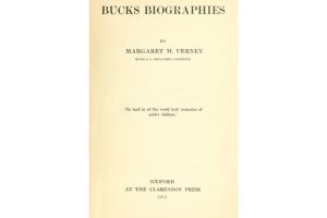 Front page of a book with text printed in black 