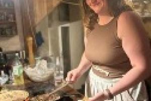Image of Altaea Fradley cooking food