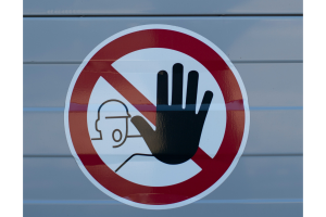 Photo of a forbidden sign