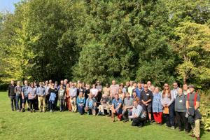 Alumni and staff attending the 120 years of Forestry celebratory event