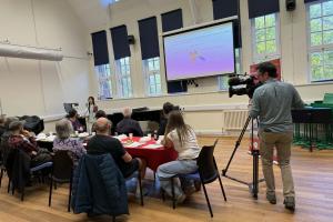 Opera mask workshop- S4C filming
