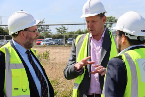 Vice-Chancellor Edmund Burke and Rhun ap Iorweth