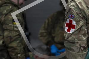 Military medics at a briefing