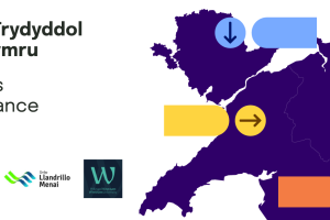 North Wales map with NWTA partner locations