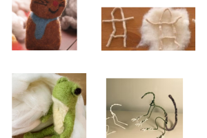 Image of needle felted animals