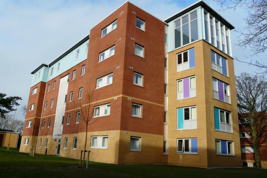 Student halls of residence at Ffriddoedd Village