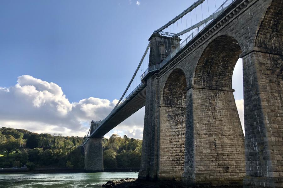 The Menai Suspension Bridge