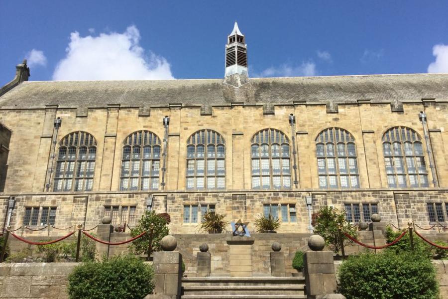 The Inner quad of the University's Main Arts Building 