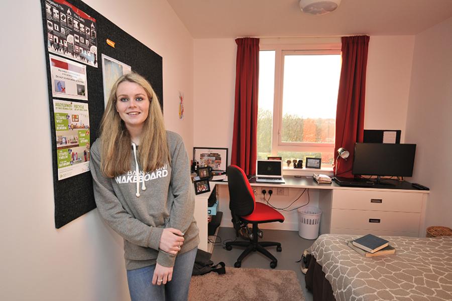 Accommodation - Inside a student flat