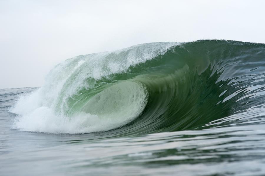 A sea wave - studying how the ocean works as part of ocean physics 