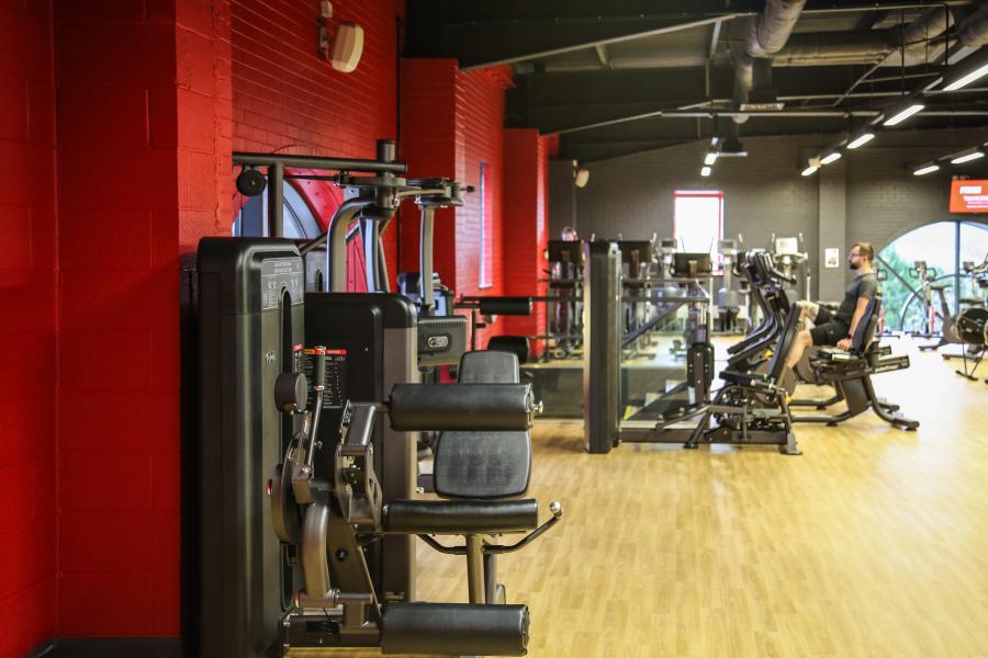 Gym equipment at Canolfan Brilsford