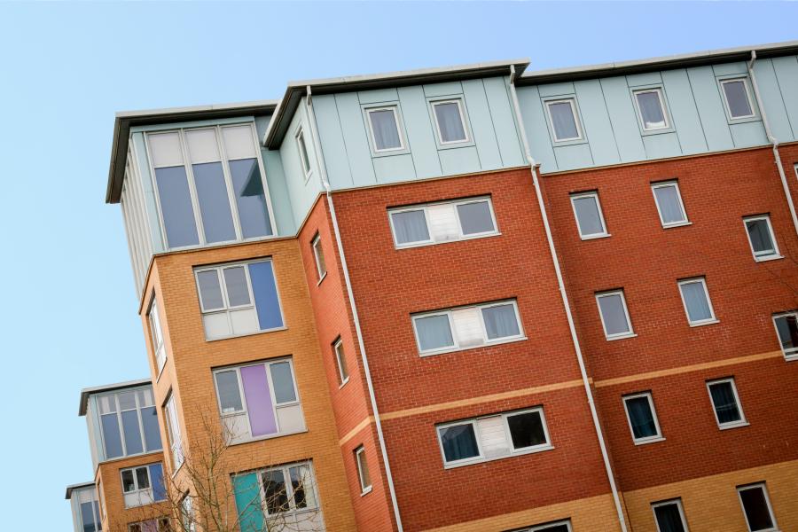 Halls of residence at the Ffriddoedd Student Village