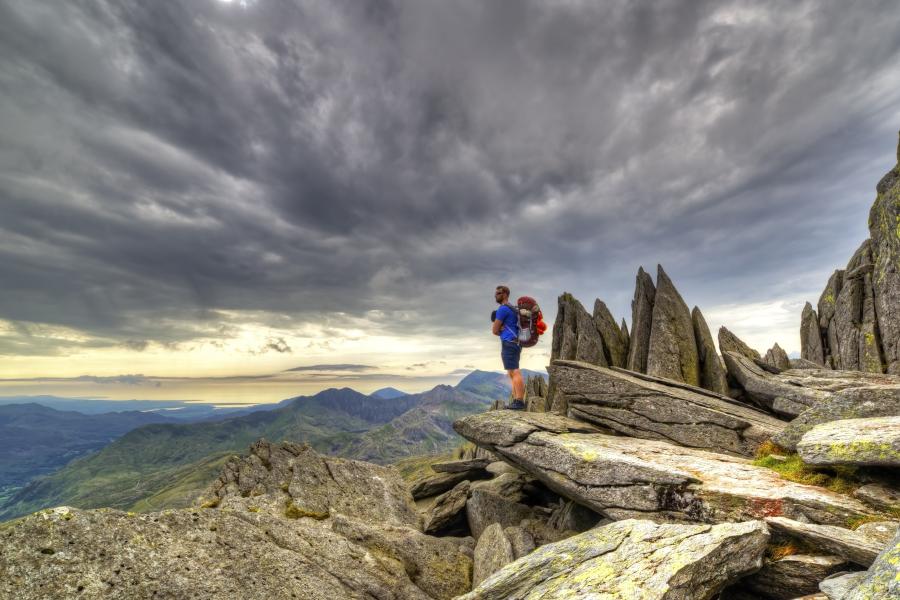 Walking in Snowdonia 