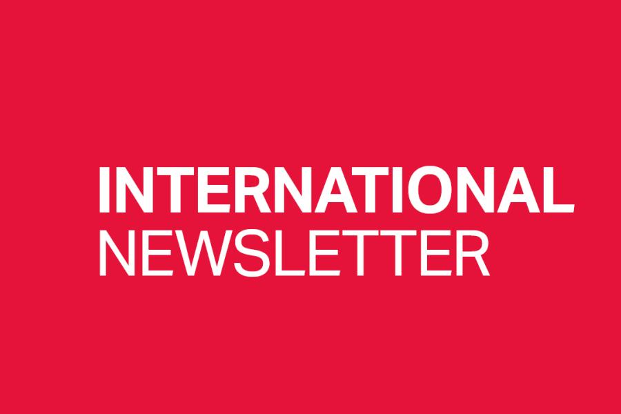 International Newsletter header