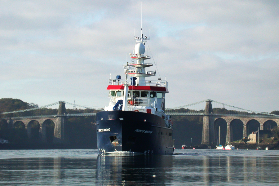 boat on the Menai Straits