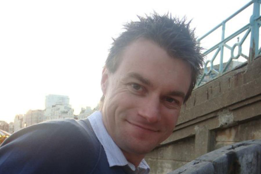 Dr Jamie Macdonald smiling at the camera